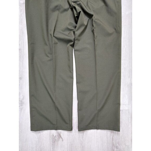 RLX Ralph Lauren Golf Stretch Pants 38x32‎ Mens Green Single Pleated Slacks - Picture 4 of 9